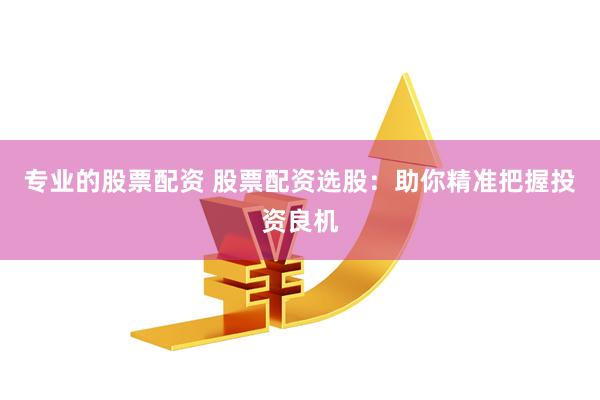 专业的股票配资 股票配资选股：助你精准把握投资良机